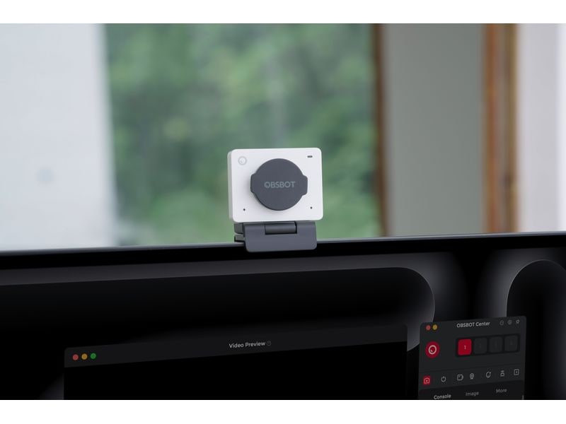 Obsbot USB Kamera Meet 2 AI Powered, 4K 30 fps, Space Grey Kamera 4K mit KI-Unterstützung
