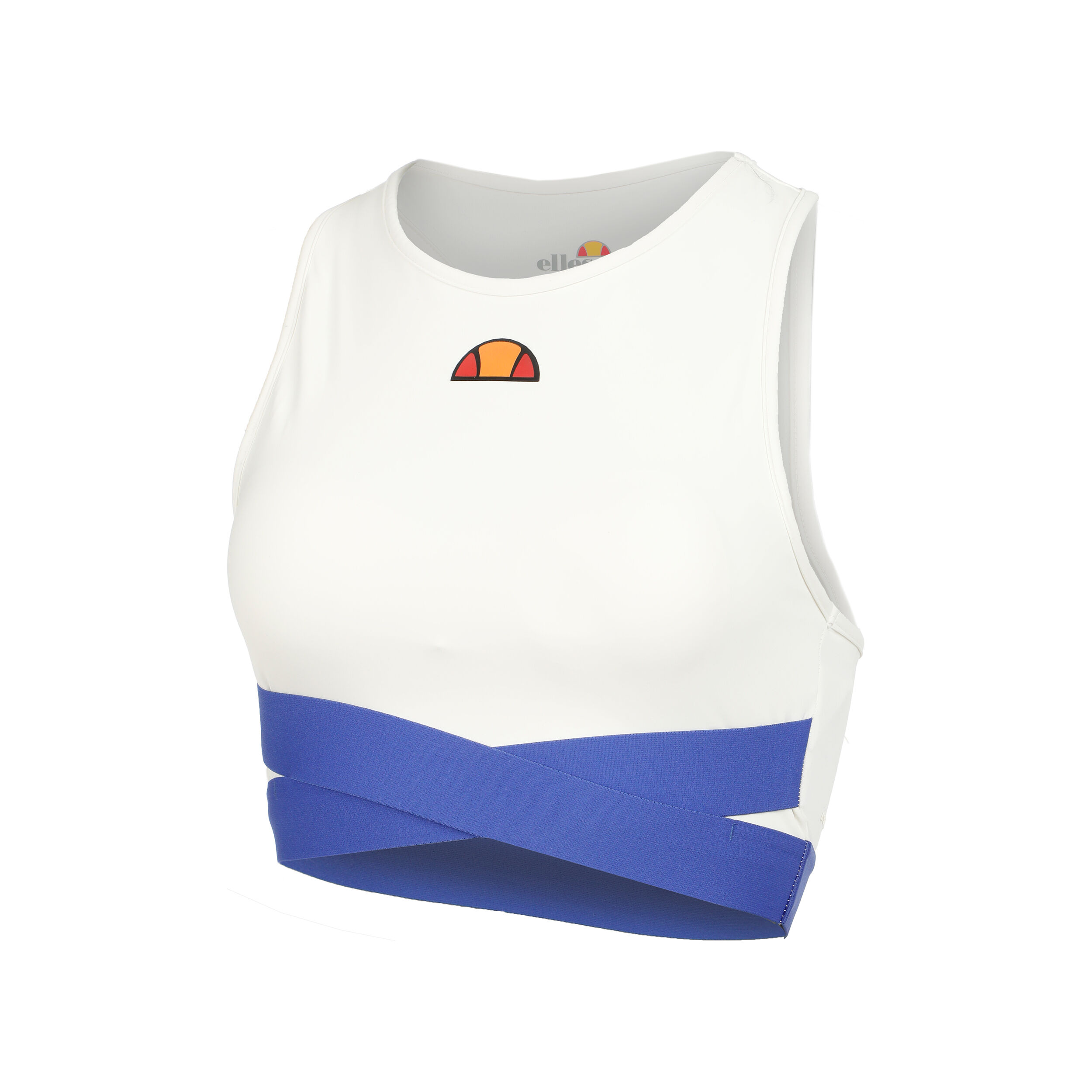 Ellesse Chroma Crop Débardeur Tank Top Femmes - Blanc