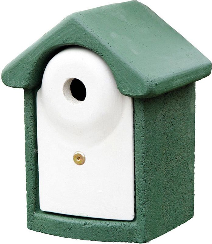 CJ Wildlife - Nestkast - Groen - Houtbeton - Geschikt voor Kleine Mezen