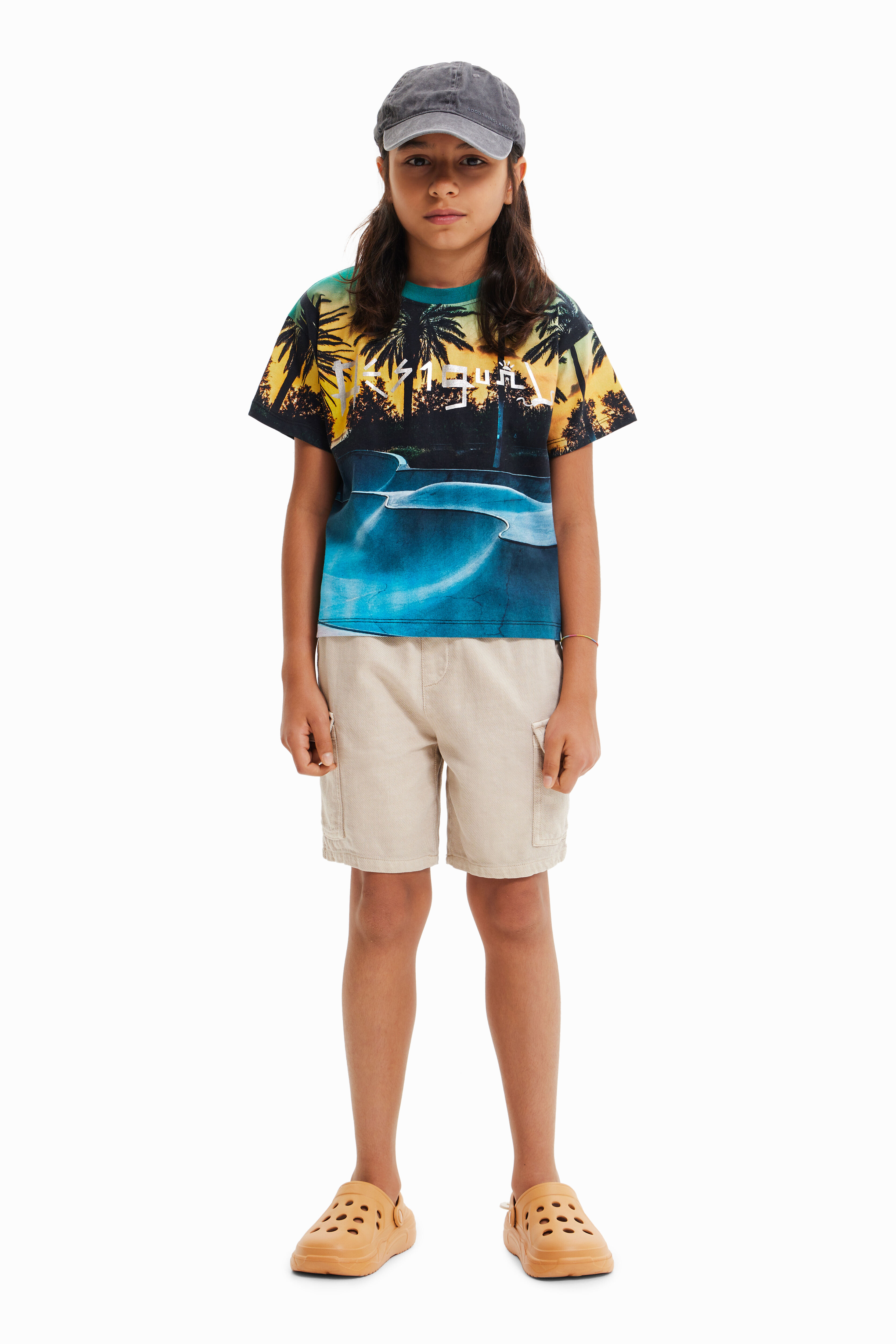 T-shirt skate park brillant