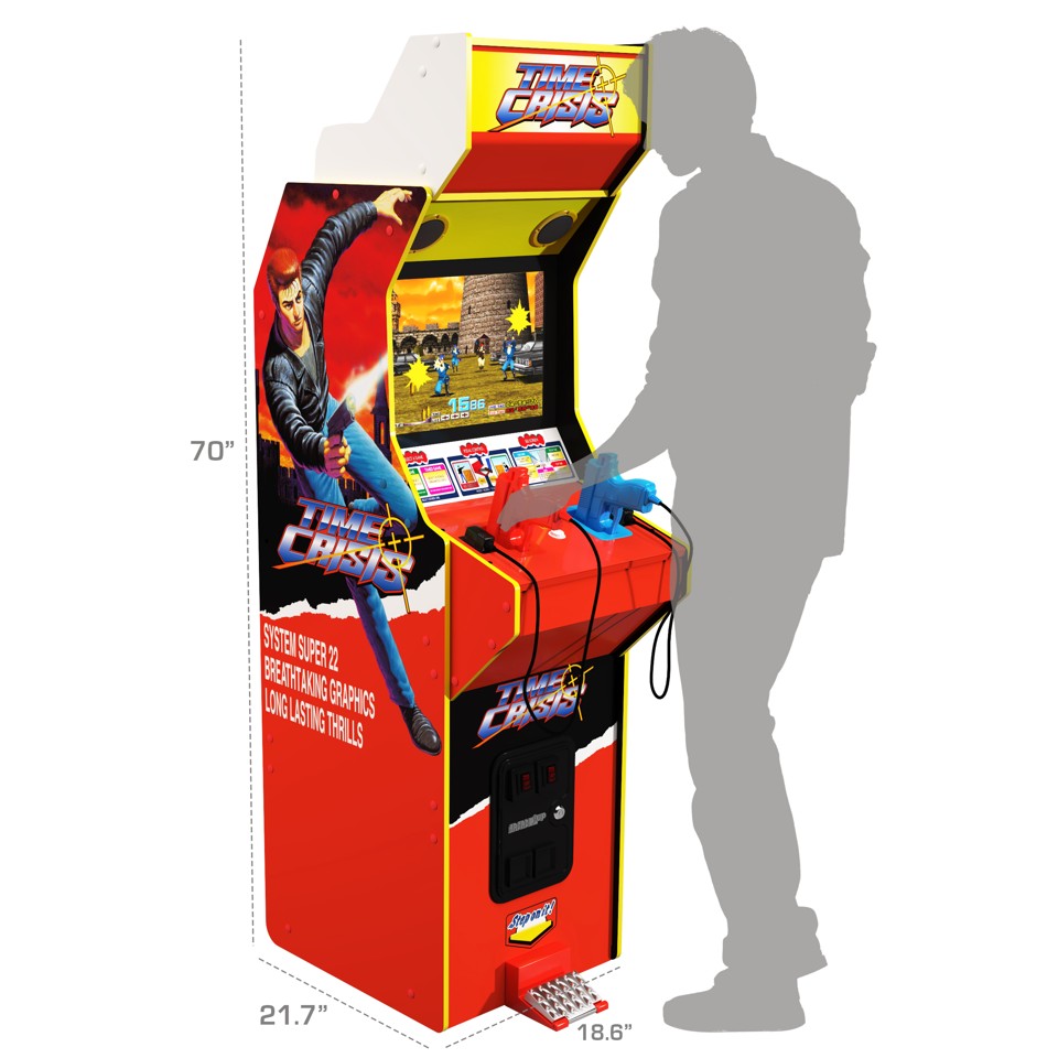 ARCADE 1 Up - Time Crisis Deluxe Arcade Machine