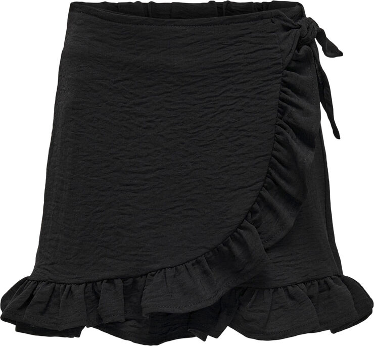ONLY KOGMETTE WRAP SKORT WVN NOOS Sort