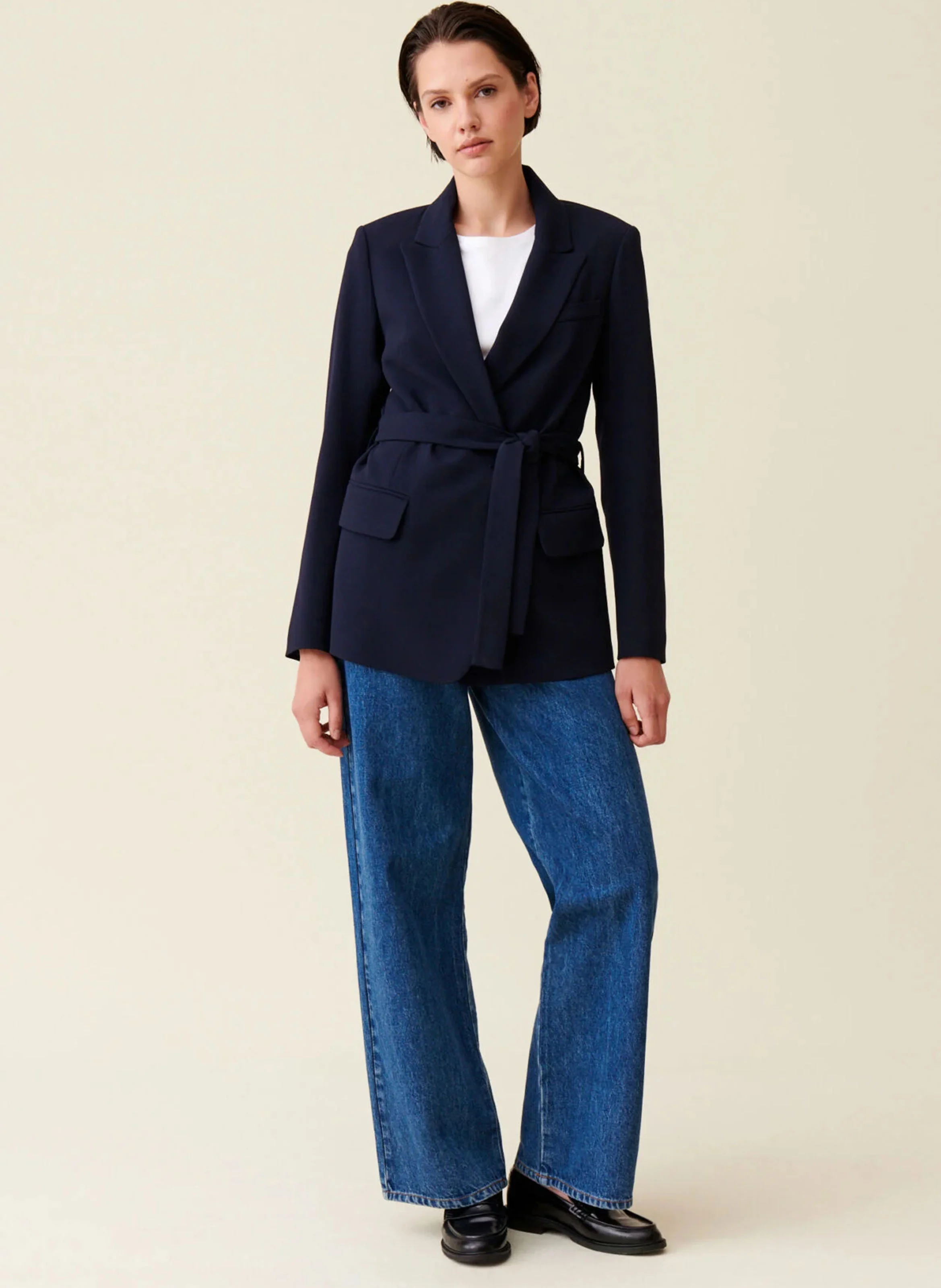 Veste de tailleur| Bleu
