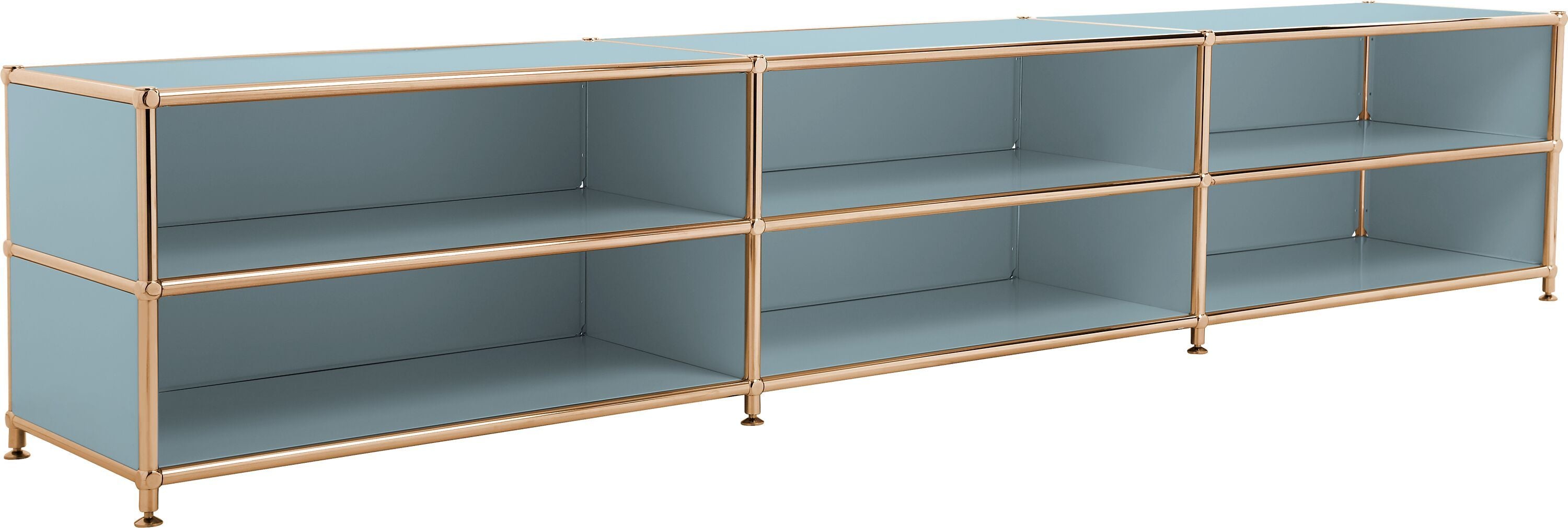 FLEXCUBE Lowboard - Mint / B: 228.0 cm x T: 40.0 cm x H: 44.0 cm