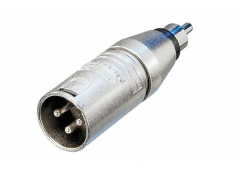 Neutrik Audio-Adapter NA2 MpxMM XLR 3 Pole, male - Cinch Adapter