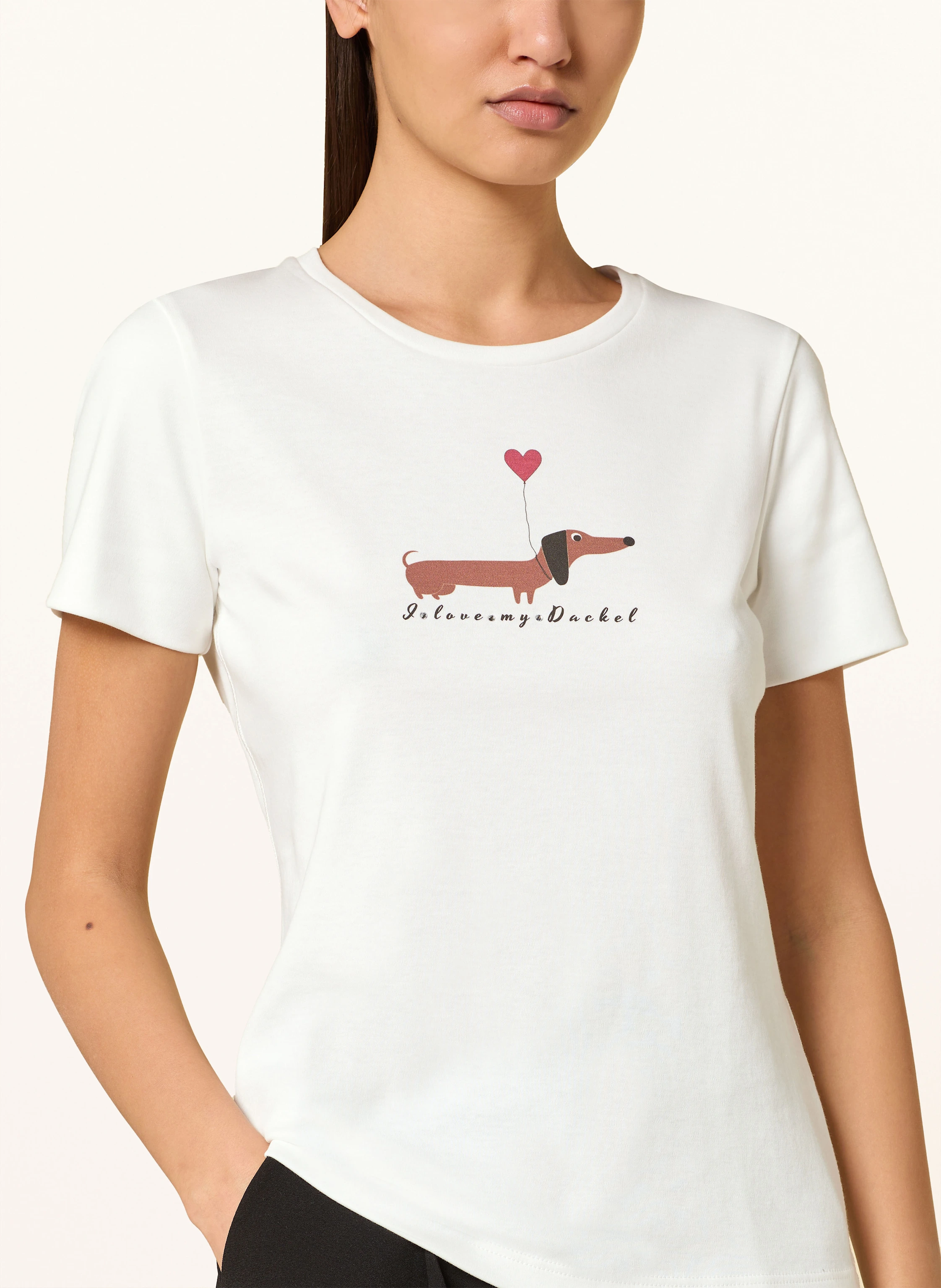 lilienfels T-Shirt mit Schmucksteinen