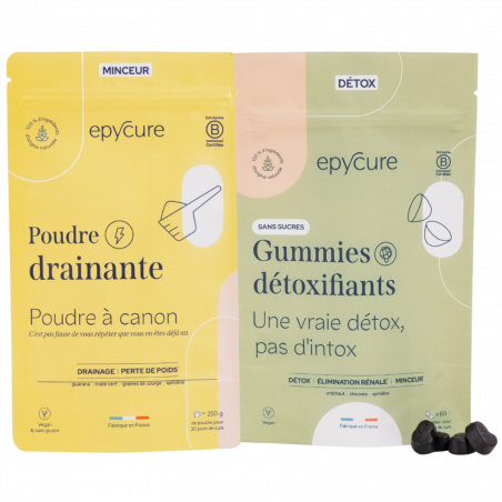 Epycure Laboratoire Pack Drainage & Détox 1 mois