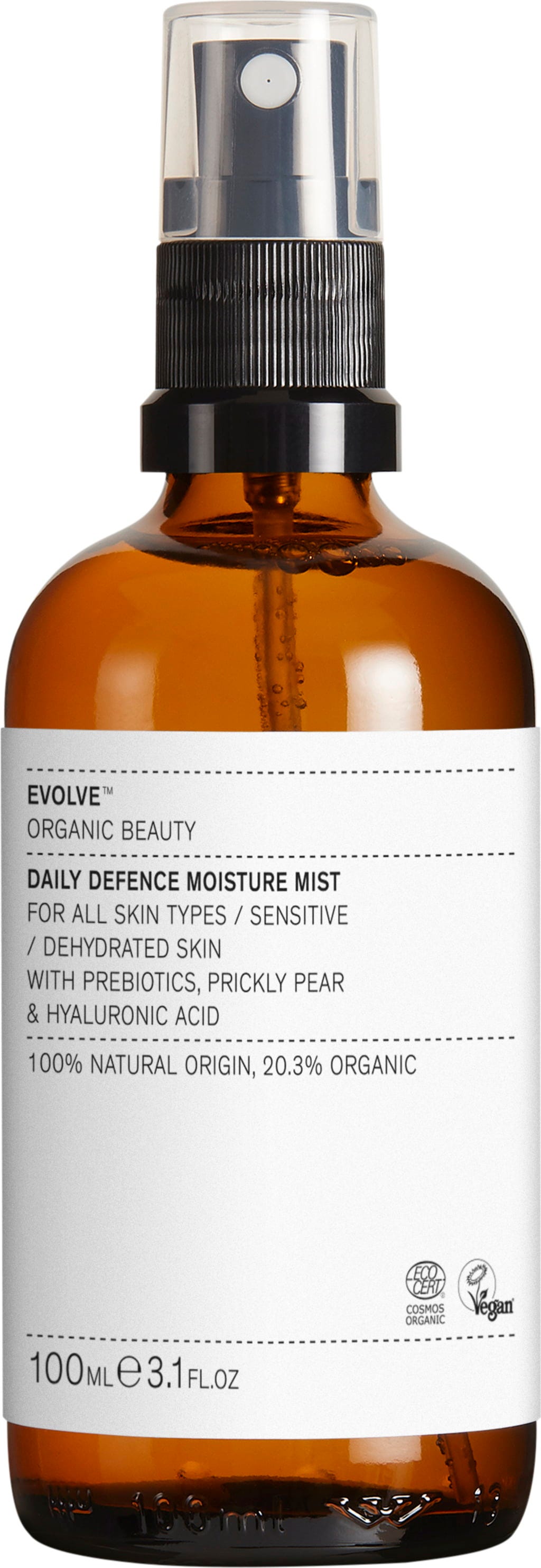 Evolve Organic Beauty  Daily Defence Moisture Mist, 100 ml