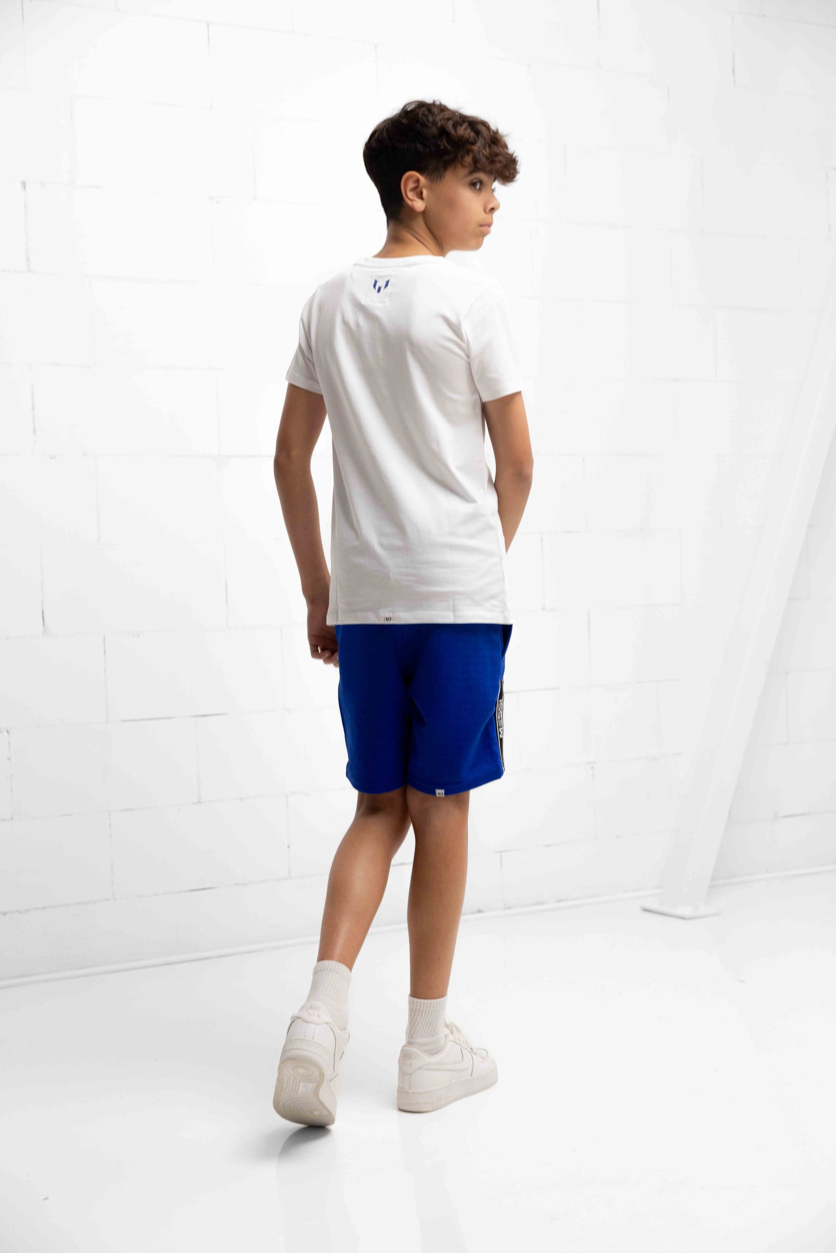 Vingino x Messi Logo T-Shirt Kids Wit