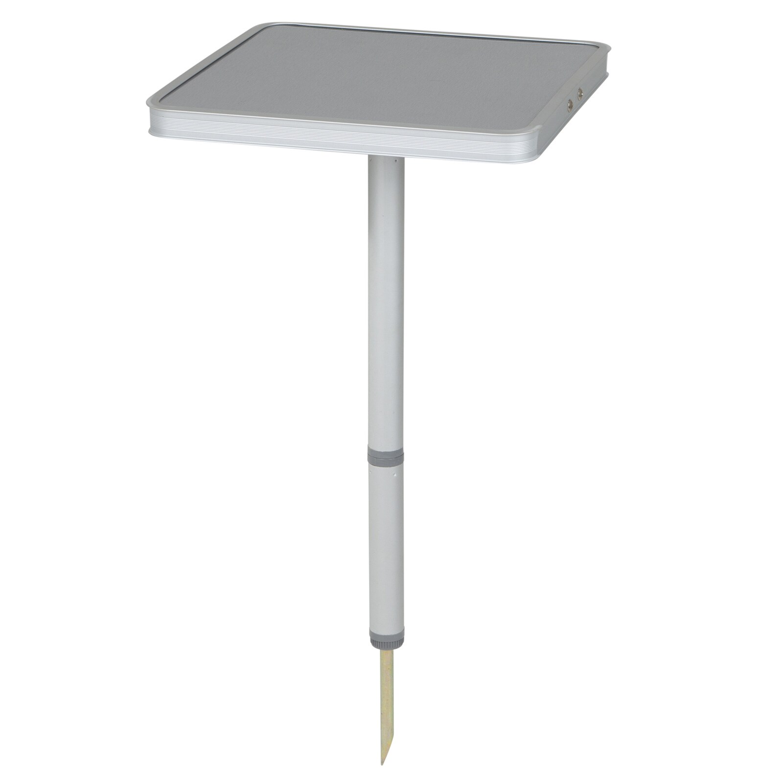 BO-CAMP Mini Campingtisch Alu - Beistelltisch Angel Tisch bivvy Hocker - 3 Höhen
