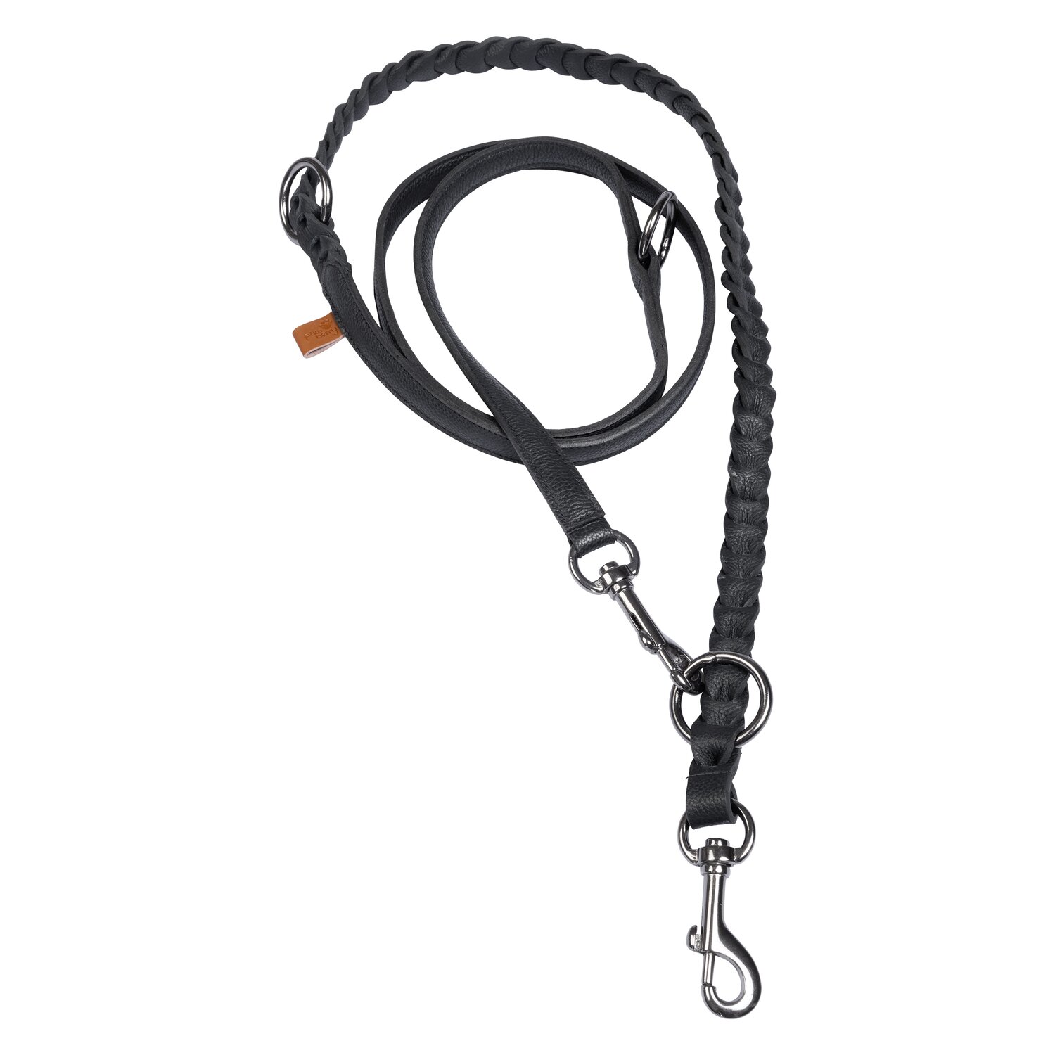 pawberry Hundeleine Praha  - black