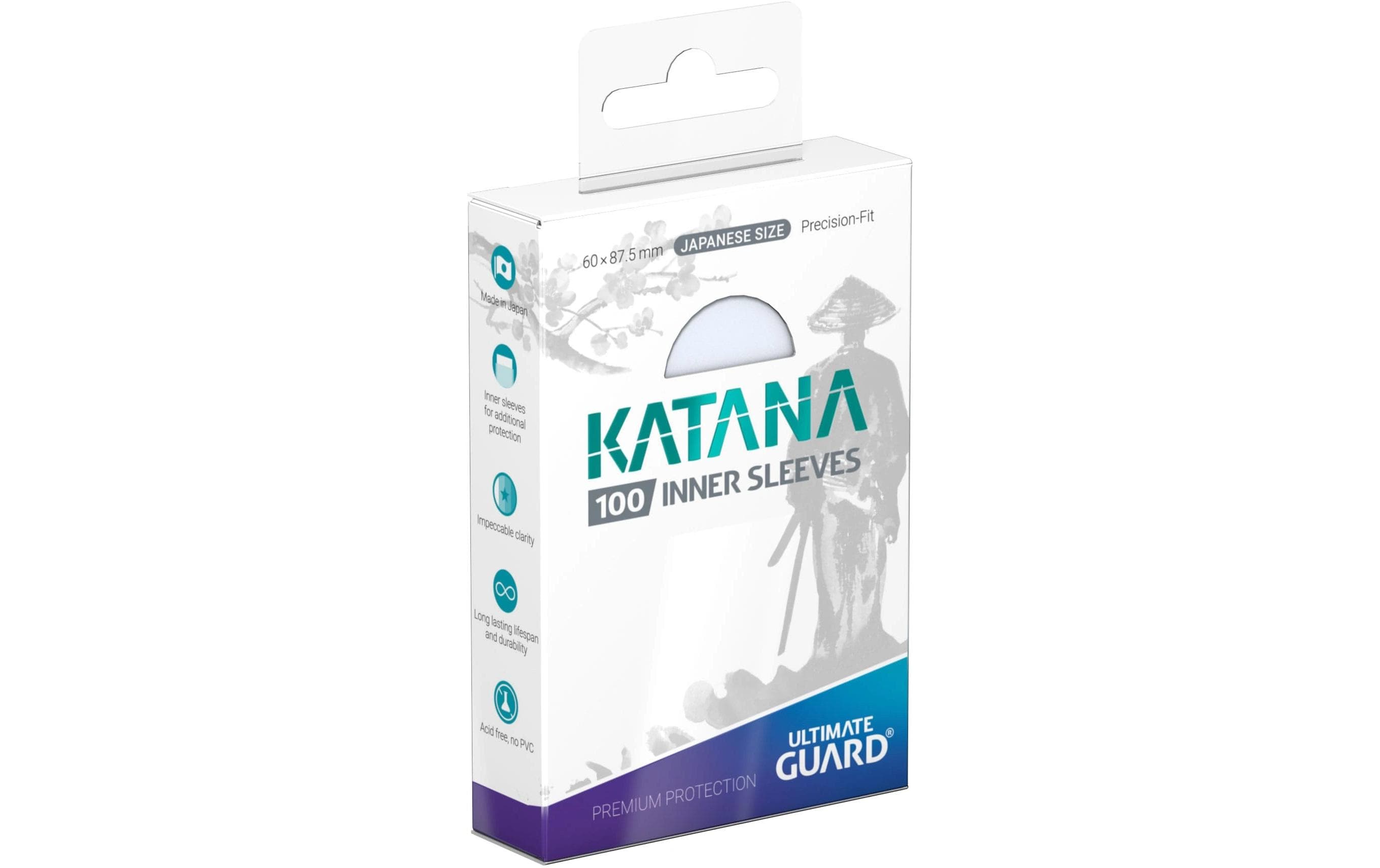 Kartenhülle Katana Inner Sleeves Small Transparent (100)Innere Kartenschutzhüllen