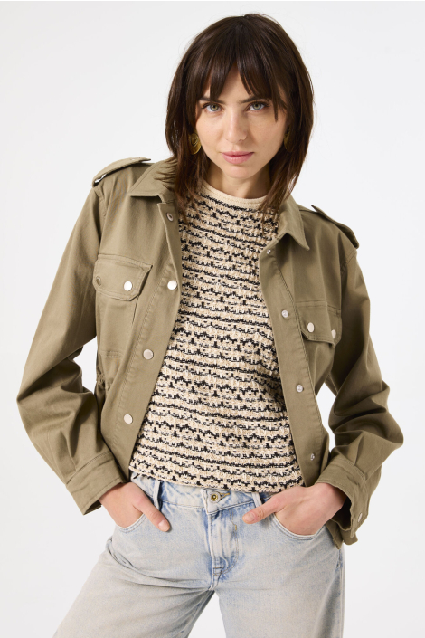 Garcia groene dames jas