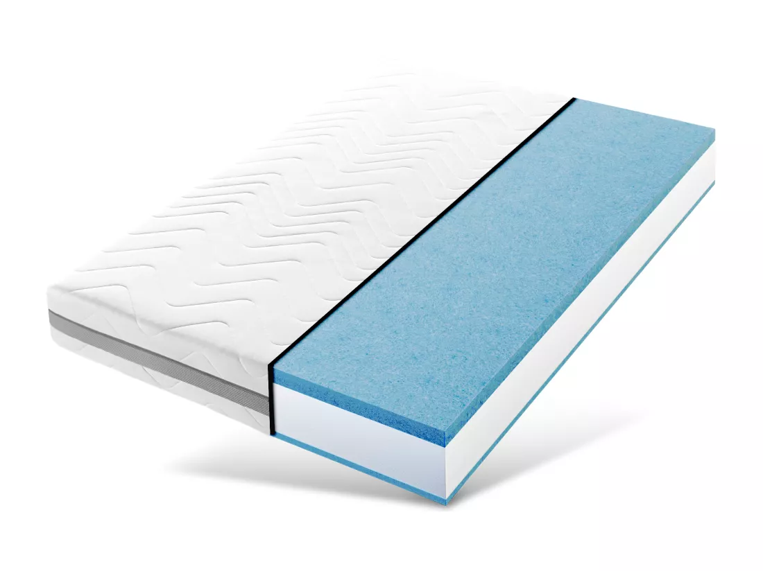 Matelas 160 x 200 avec âme à ressorts ensachés en H3 et H4