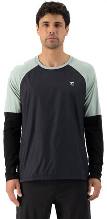 TARN WIND Herren-Merino-Langarmshirt mit Windschutz  glacierblack  XL