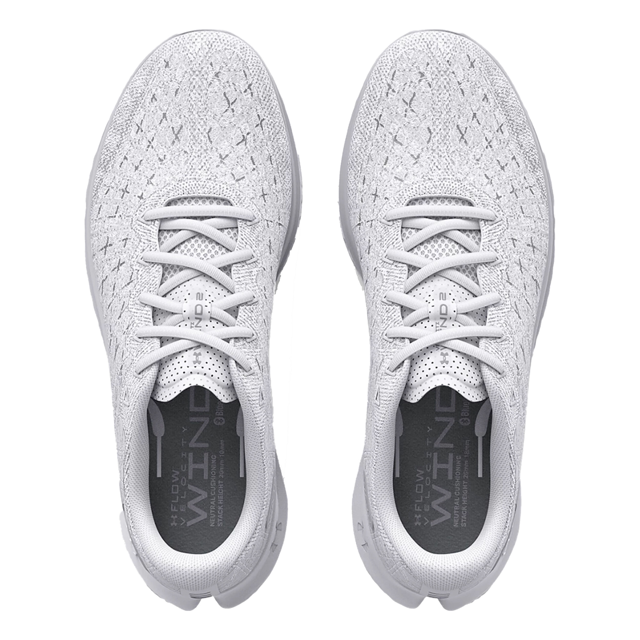 Under Armour Flow Velociti Wind 2 Chaussure De Running Sans Stabilisateurs Femmes - Blanc , Gris