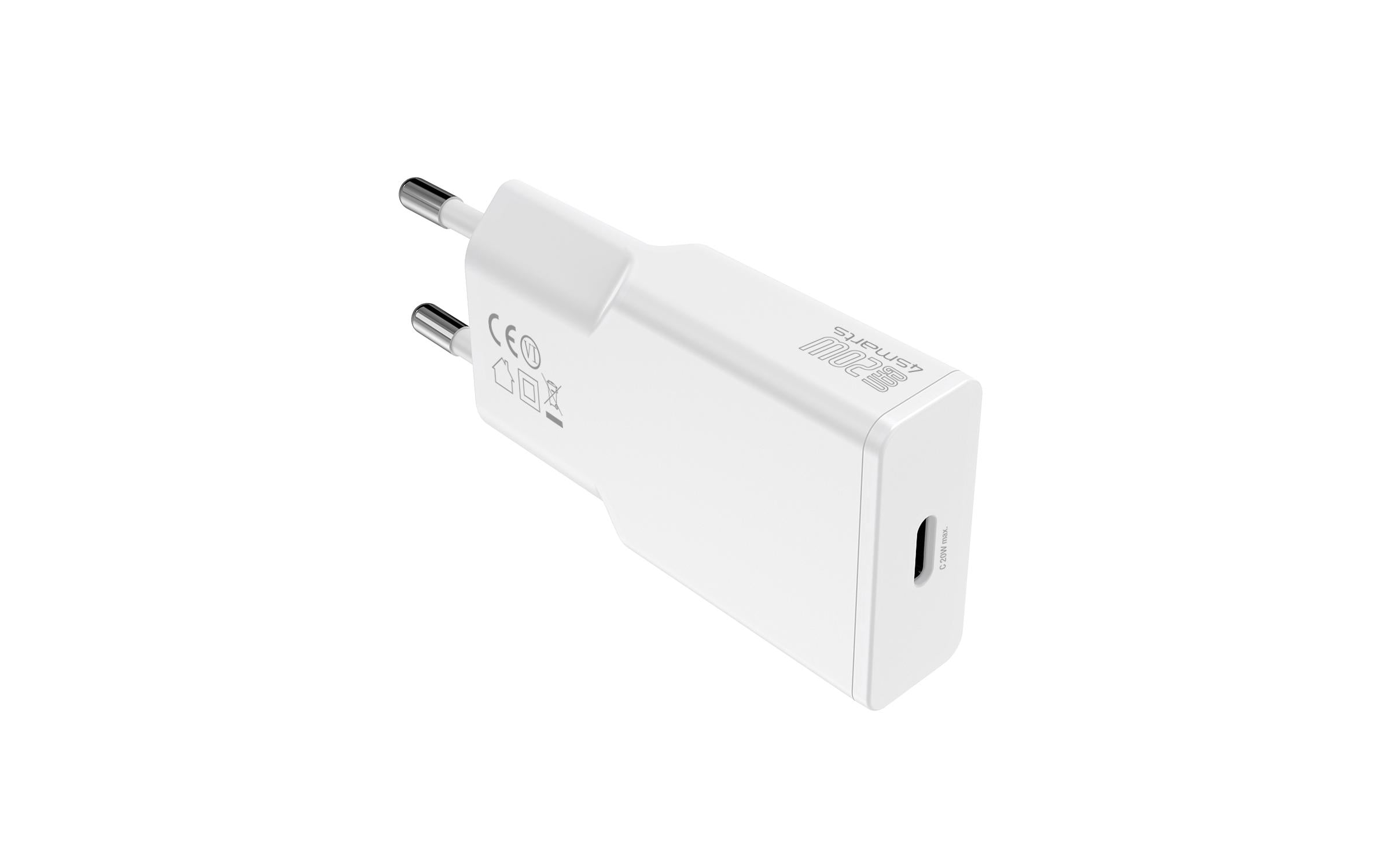 USB-Wandladegerät PDPlug Slim 20 WKompakter USB-C-Ladeadapter mit GaN-Technologie