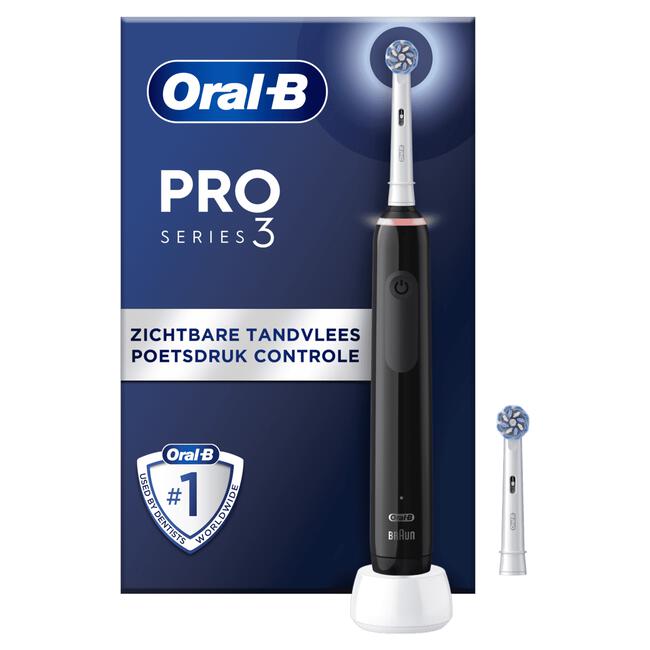 Oral-B Pro 3 3000 Elektrische Tandenborstel Zwart