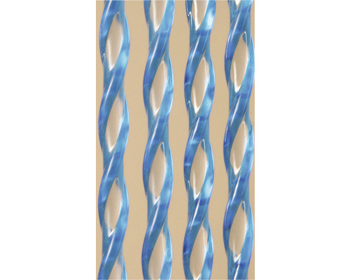 Deurgordijn Adia blauw 90x210 cm