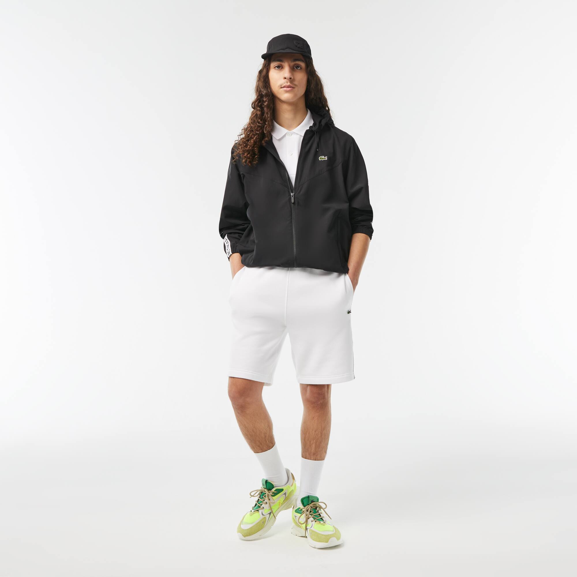 Short Jogger homme Lacoste en molleton de coton Shorts - Blanc - Lacoste - Homme
