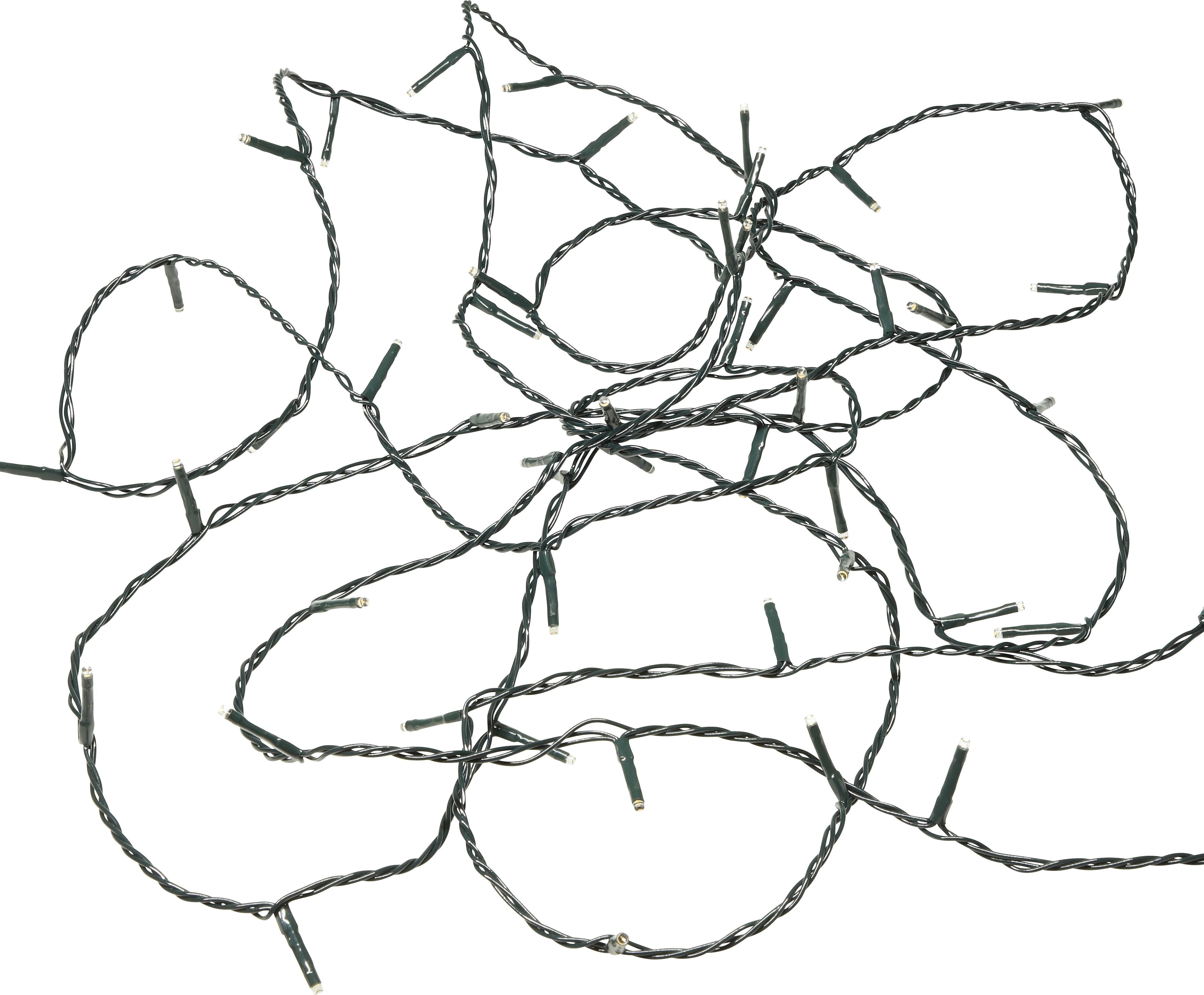 ALIVA LED-Lichterkette - Dunkelgrün / B: 1990.0 cm