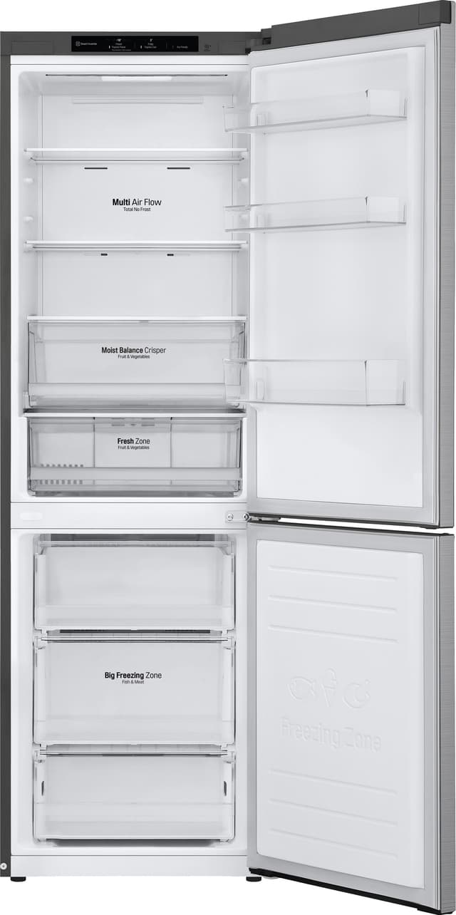 LG kølefryseskab GBB61PZJMN (sølv)