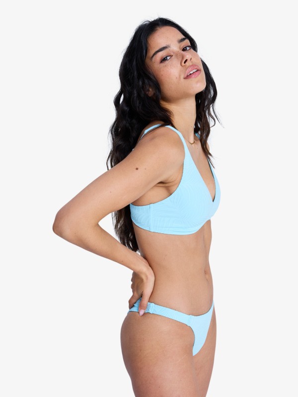 Roxy Palm Dreams Cheeky Bas de bikini culotte brésilienne Bleu Femme