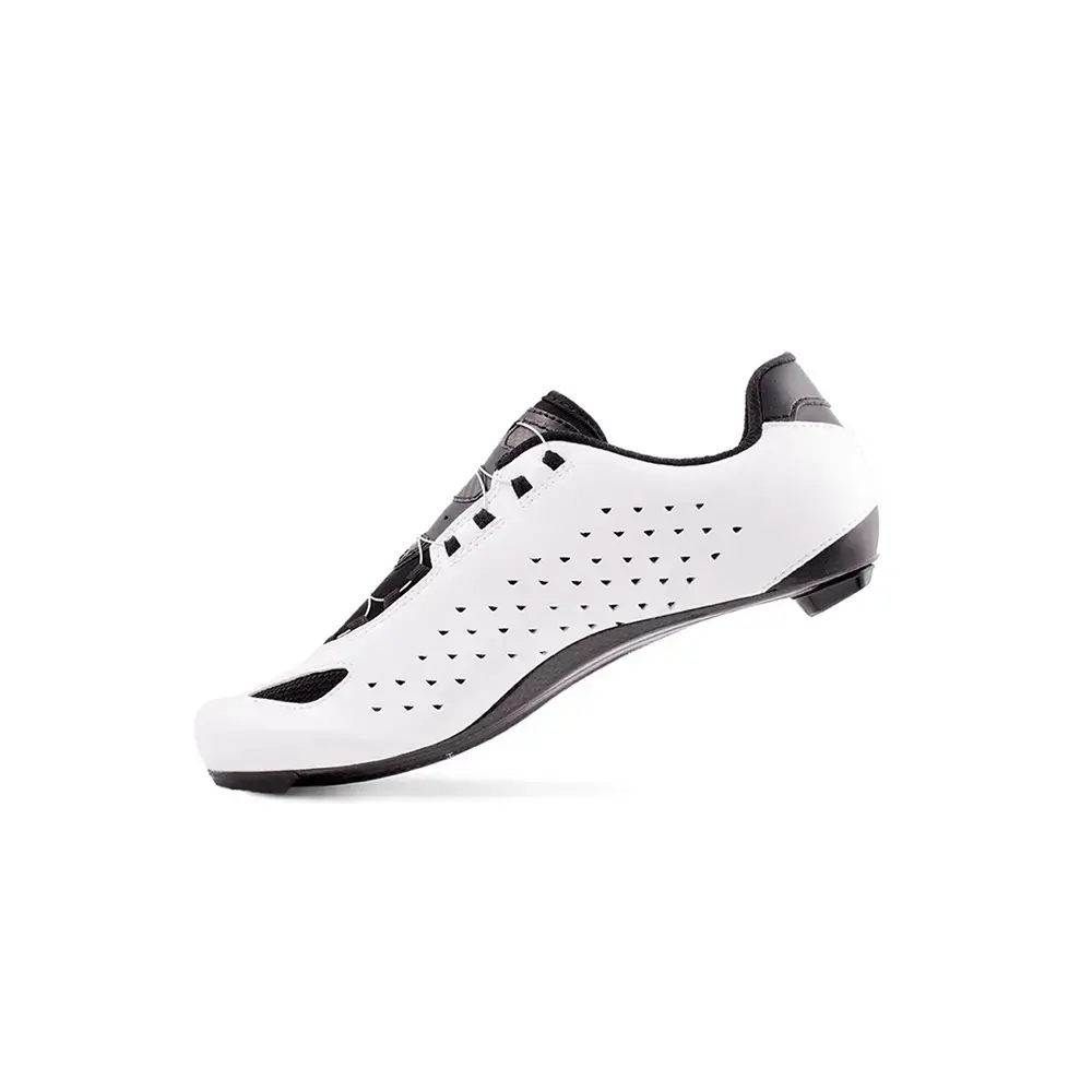 Lake CX219 Wielrenschoenen Wit/Zwart Heren