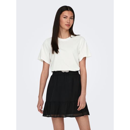 JDY Pisa Kortærmet T-shirt, Cloud Dancer, M
