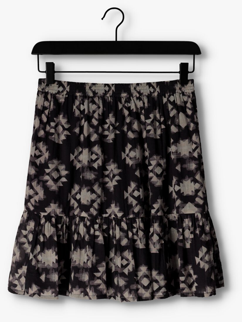 BY-BAR antraciet by-bar minirok charlie madras skirt