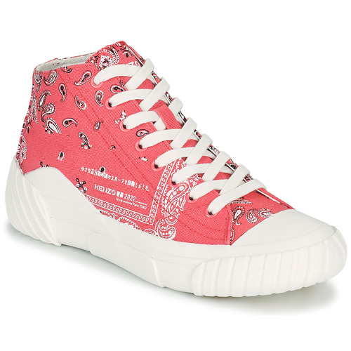 Kenzo - TIGER CREST HIGH TOP SNEAKERS Rosa
