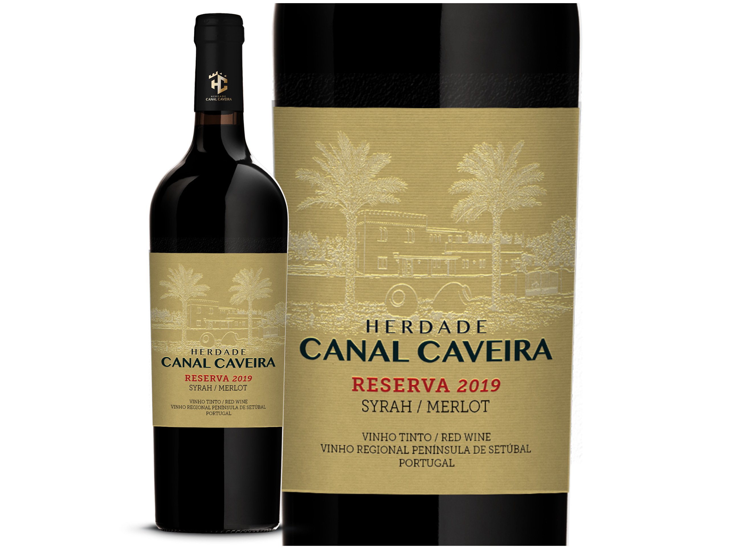 VINHO TINTO HERDADE CANAL CAVEIRA SYRAH MERLOT 0.75L