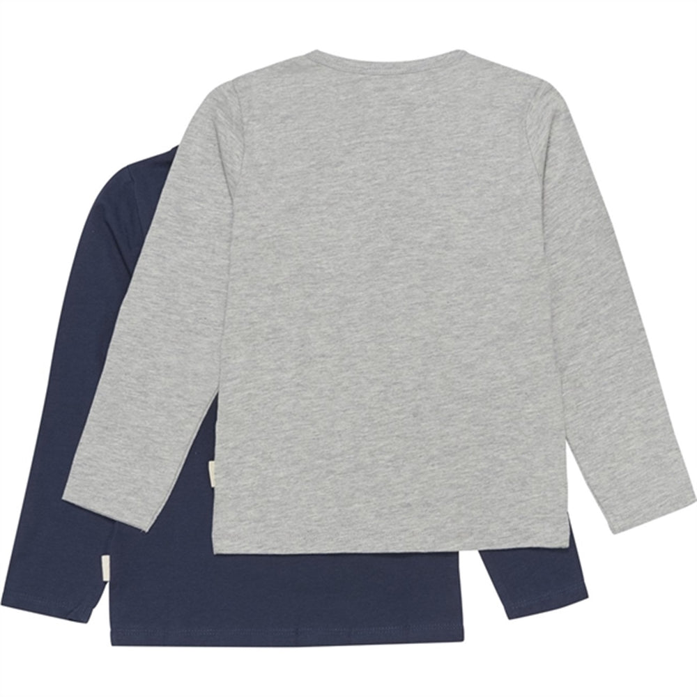 Køb Minymo Dark Navy Bluse Basis 34 2-pak NOOS