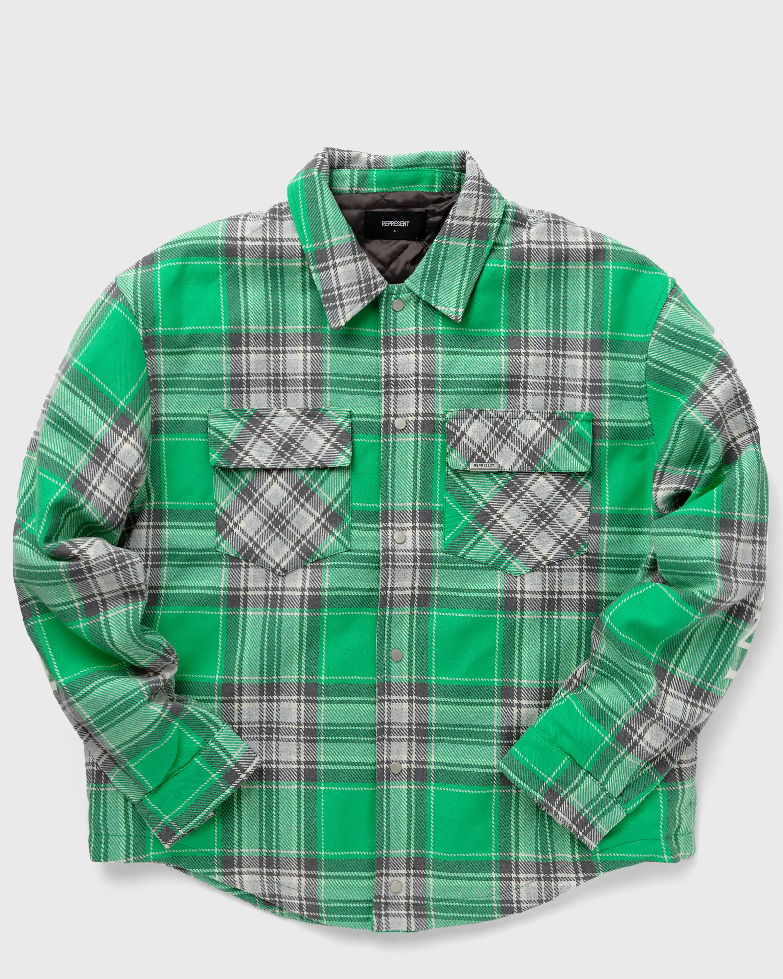 Camisa de flanela acolchoada Represent