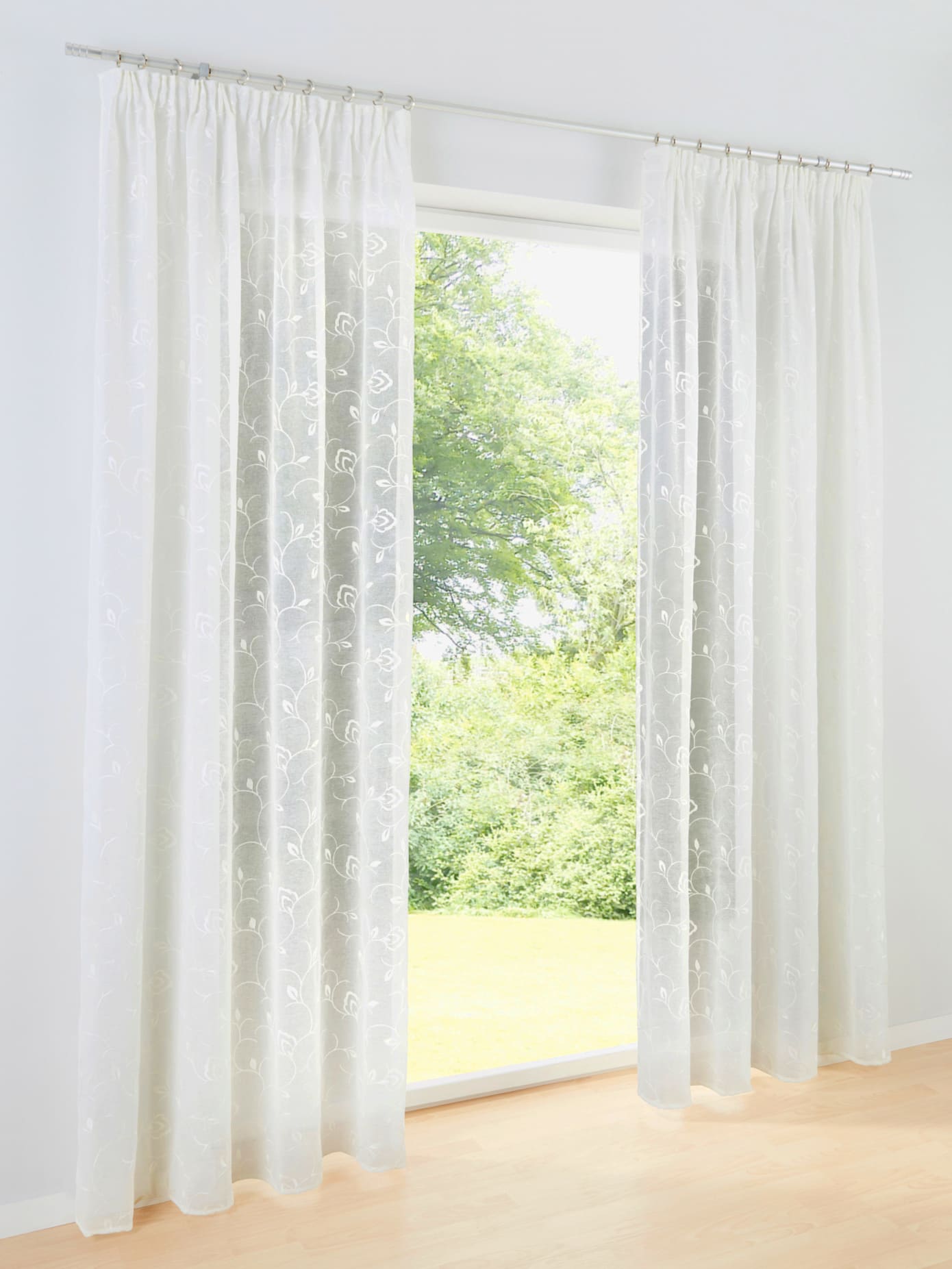 Store décoratif matière transparente