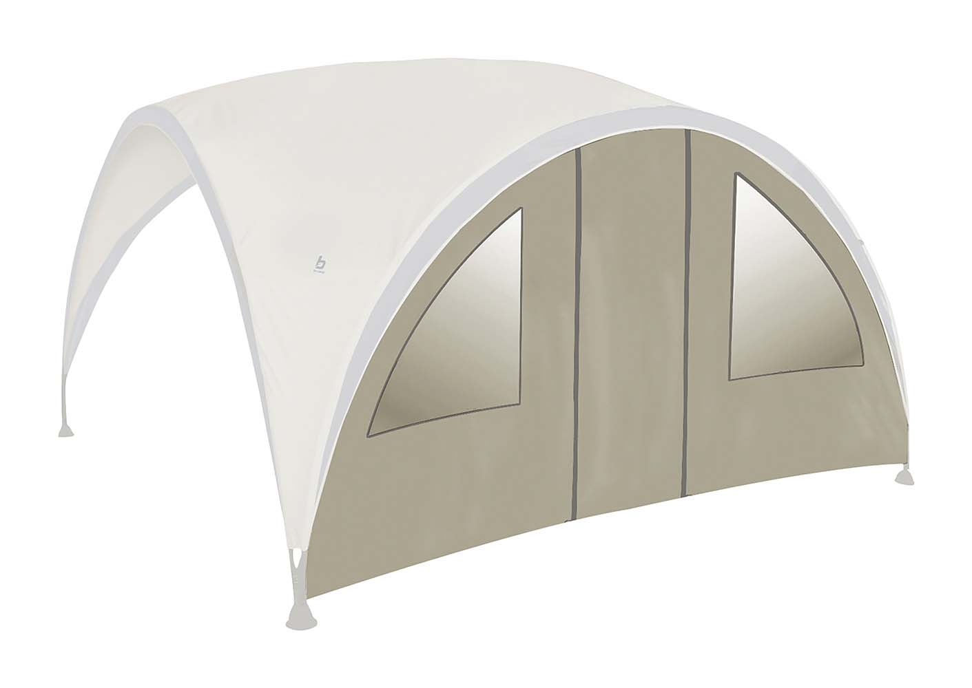 Bo-Camp Small party shelter zijwand met ramen en deur