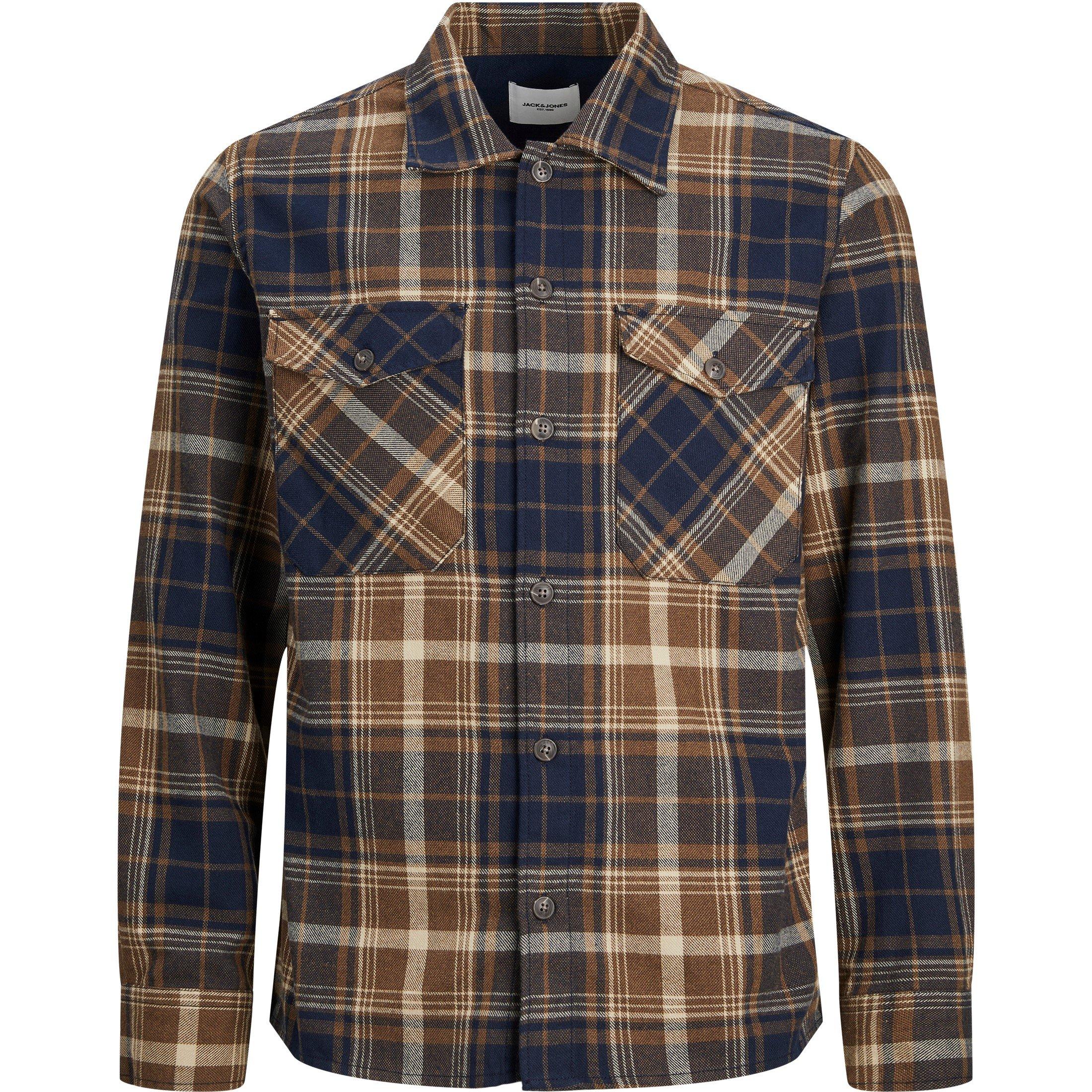 Jack and Jones Eddie Overshirt Mens Plus Size