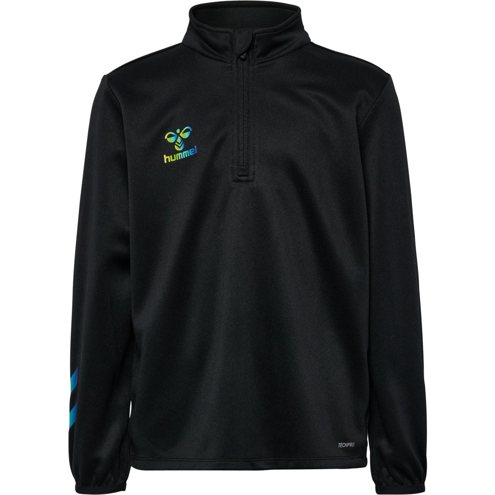 Køb Hummel Black/Limeade Shimmer Half Zip Kids