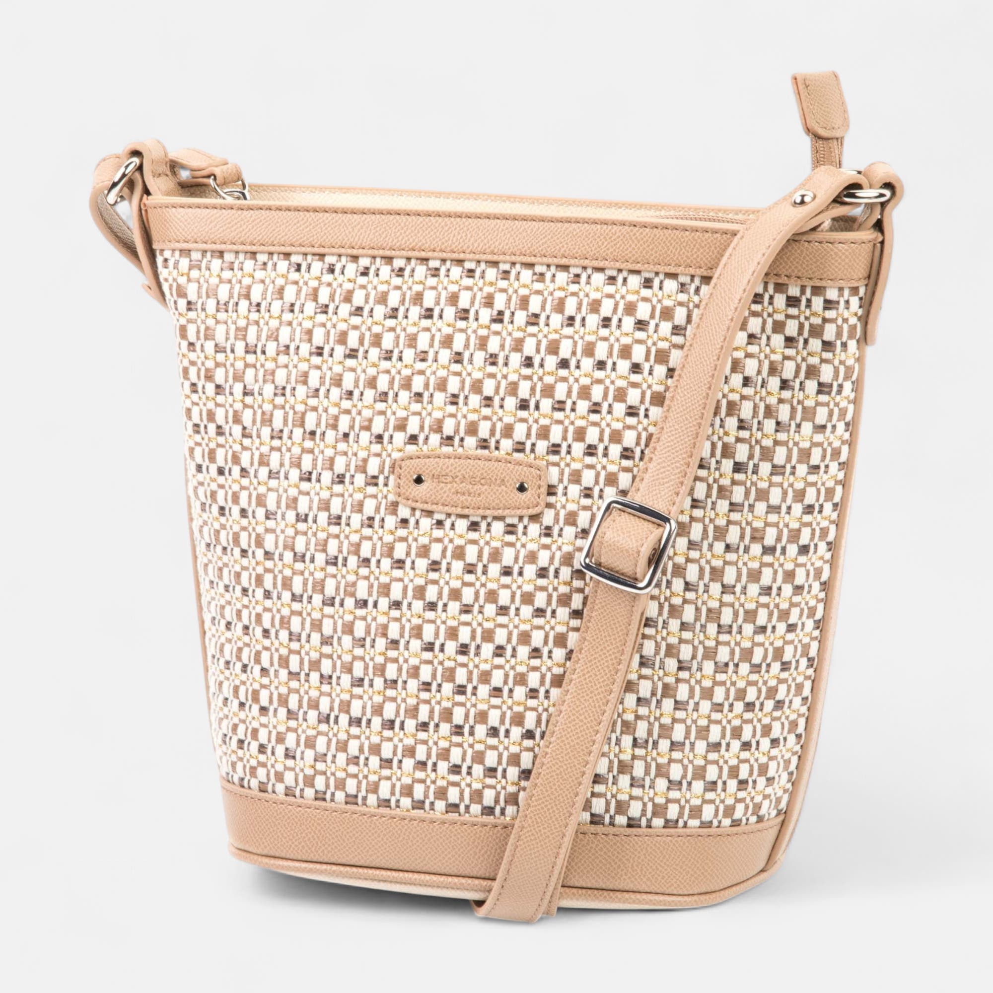 Sac bandoulière taupe