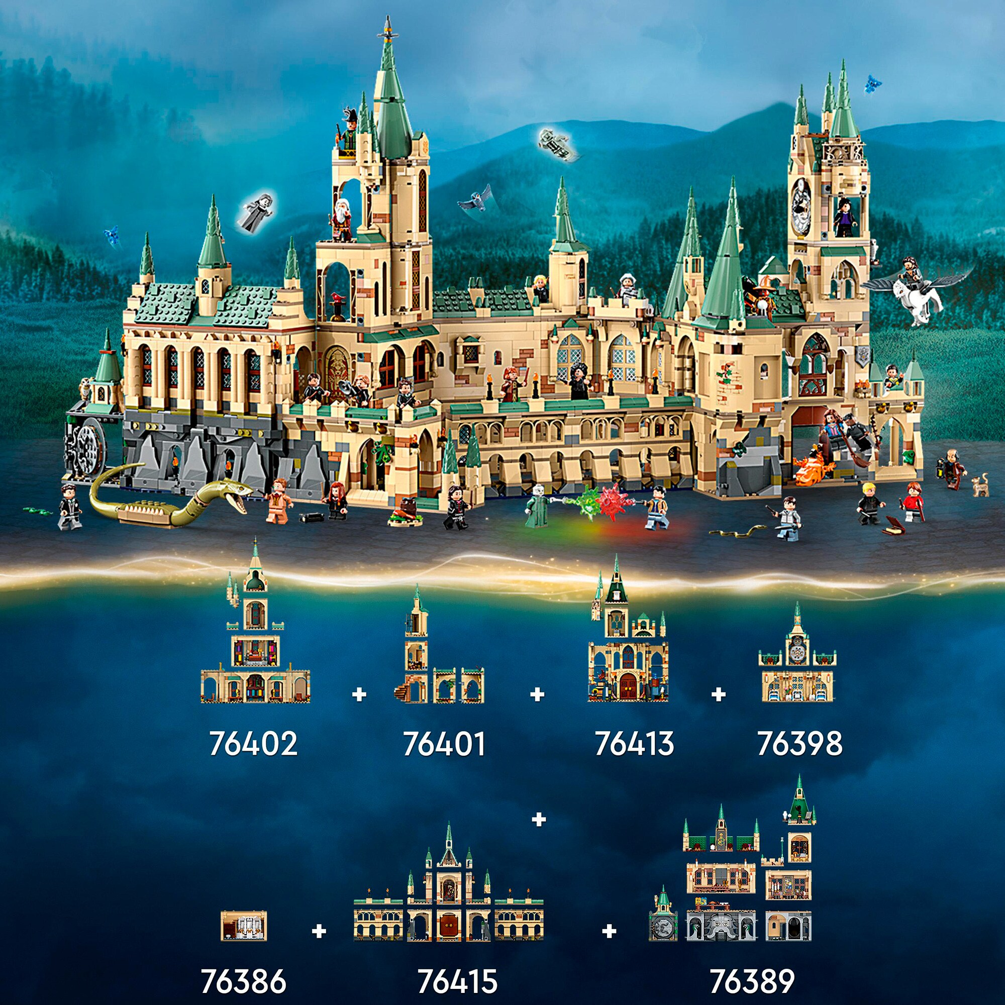 LEGO Konstruktionsspielzeug Harry Potter Der Kampf um Hogwarts