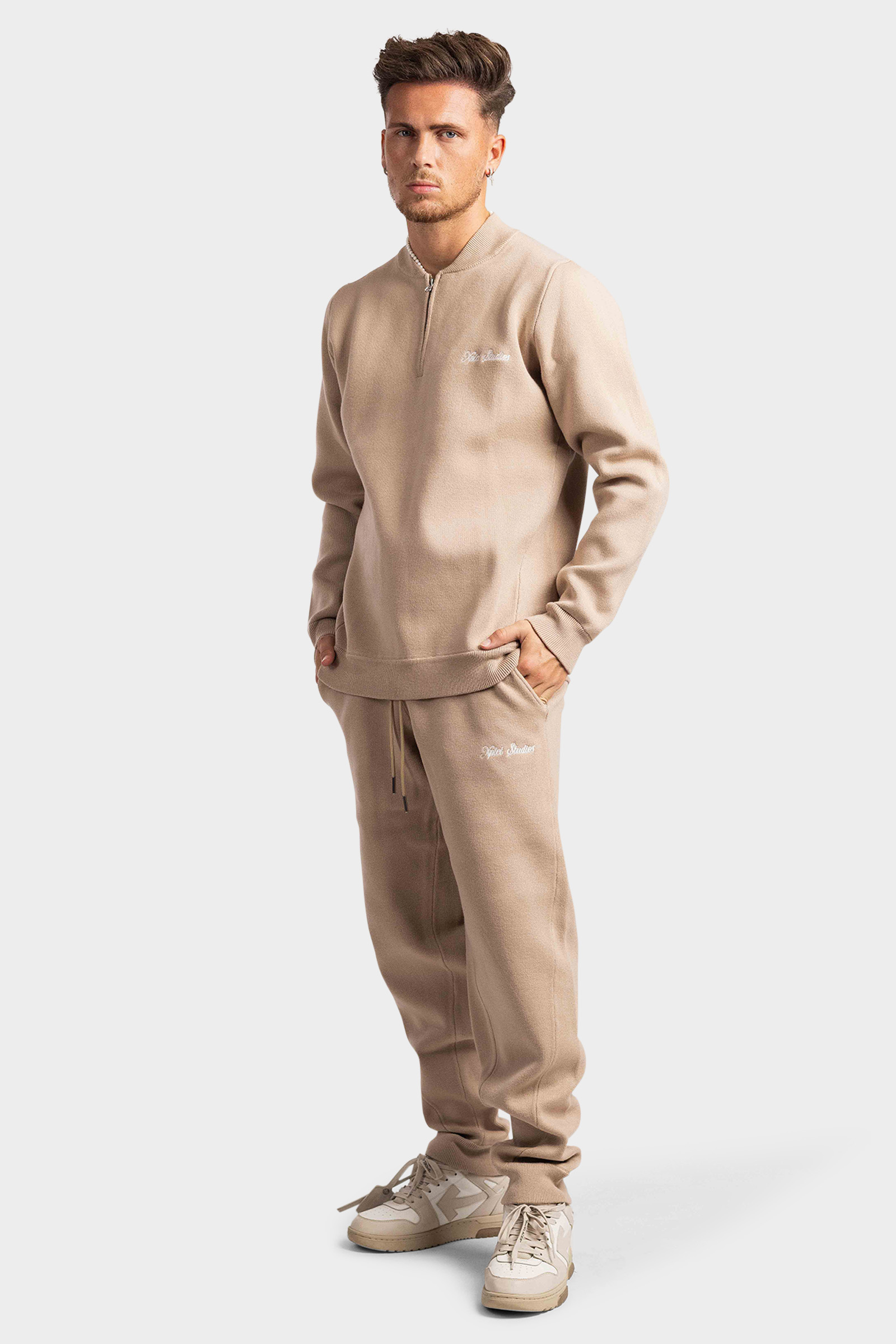 XPLCT Classic Trainingspak Heren Beige