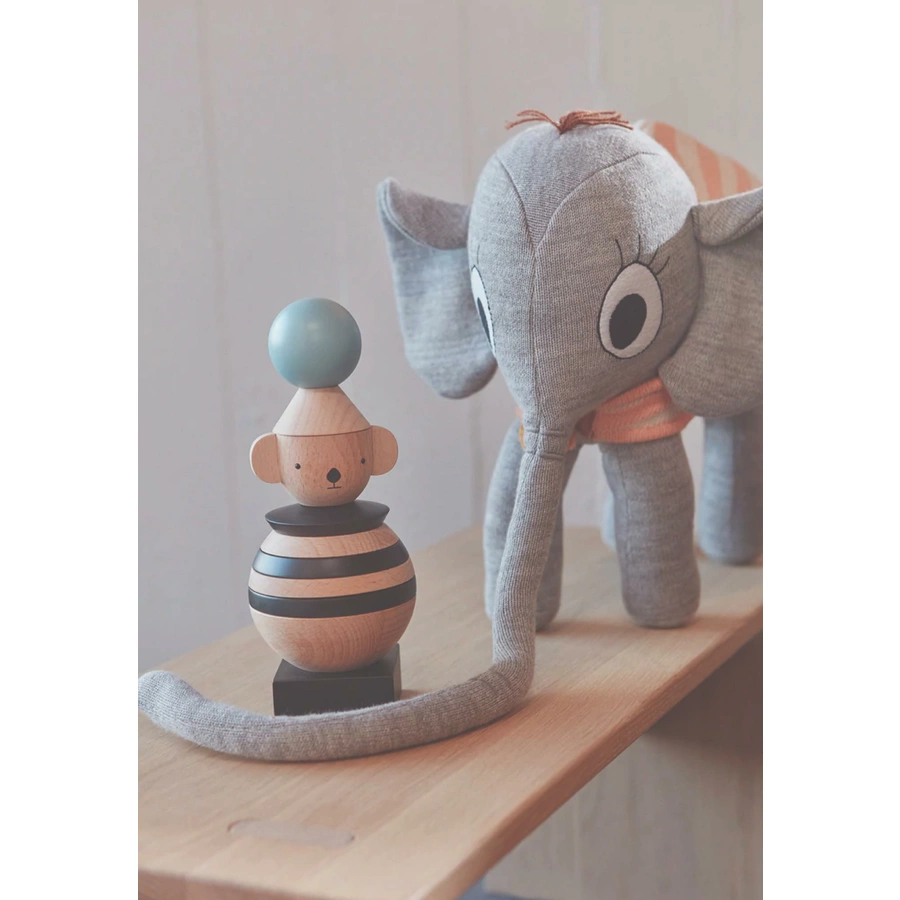 OYOY Kuscheltier Ramboline Elephant grey