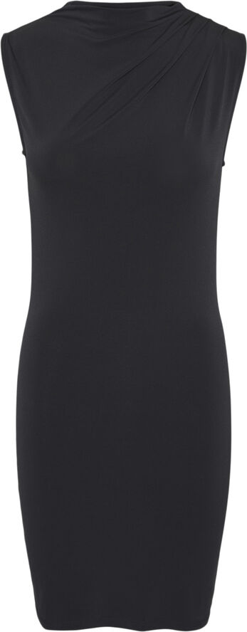 Pieces PCMADISON SL DRAPED DRESS NOOS BC Sort