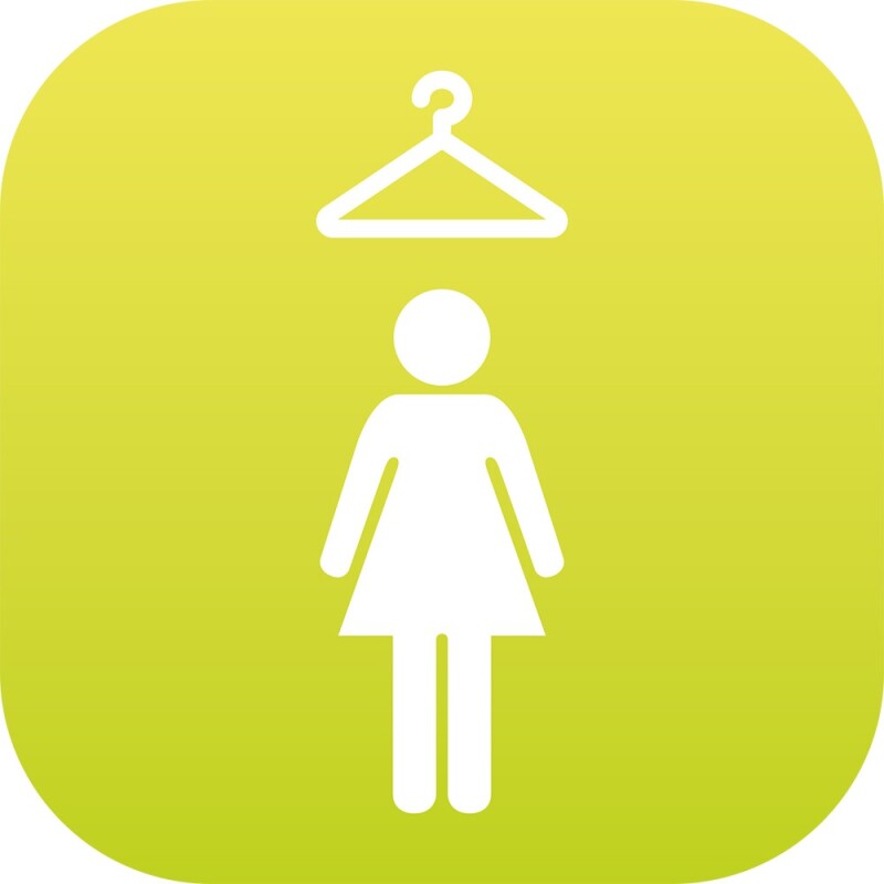 Plaque en Plexiglas PLEXI - Vestiaire Femme