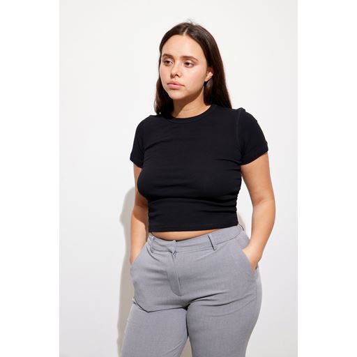 Envii Enally Crop T-shirt, Sort, XL