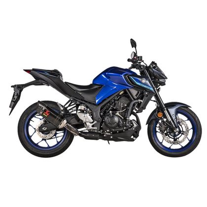 Silencieux Akrapovic carbone embout carbone - Noir