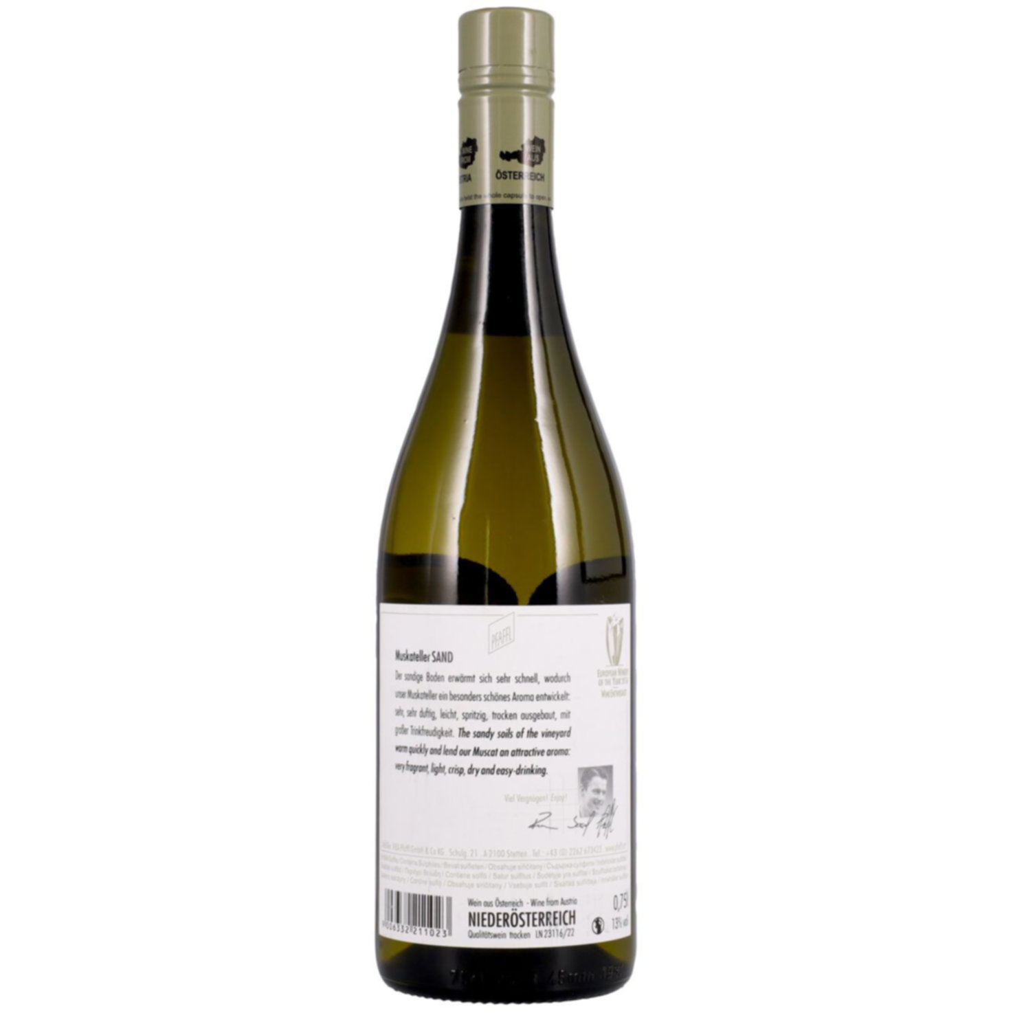 Niederösterreich Sand Muskateller Pfaffl -75cl