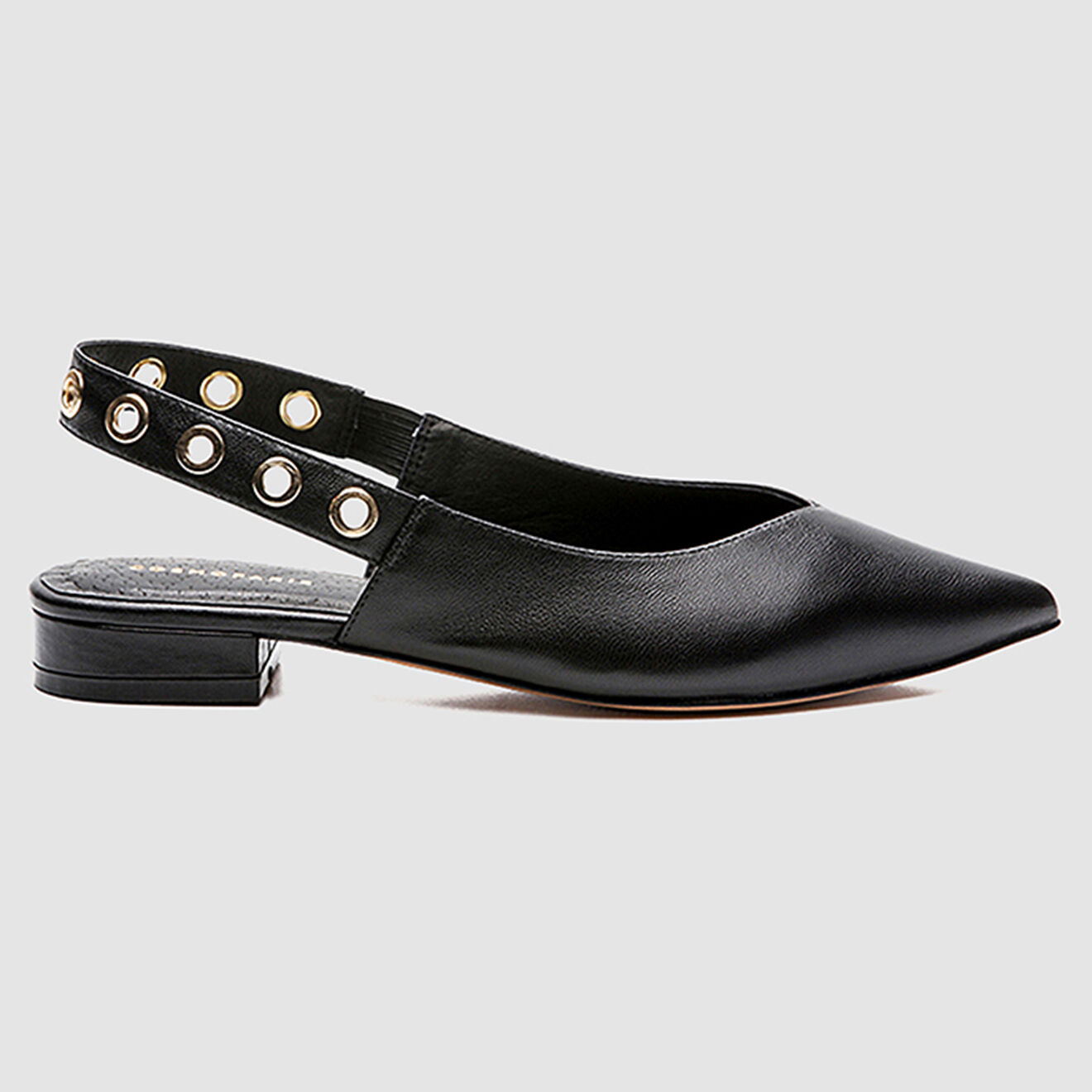 Cosmoparis Slingbacks en Cuir Haneya noires