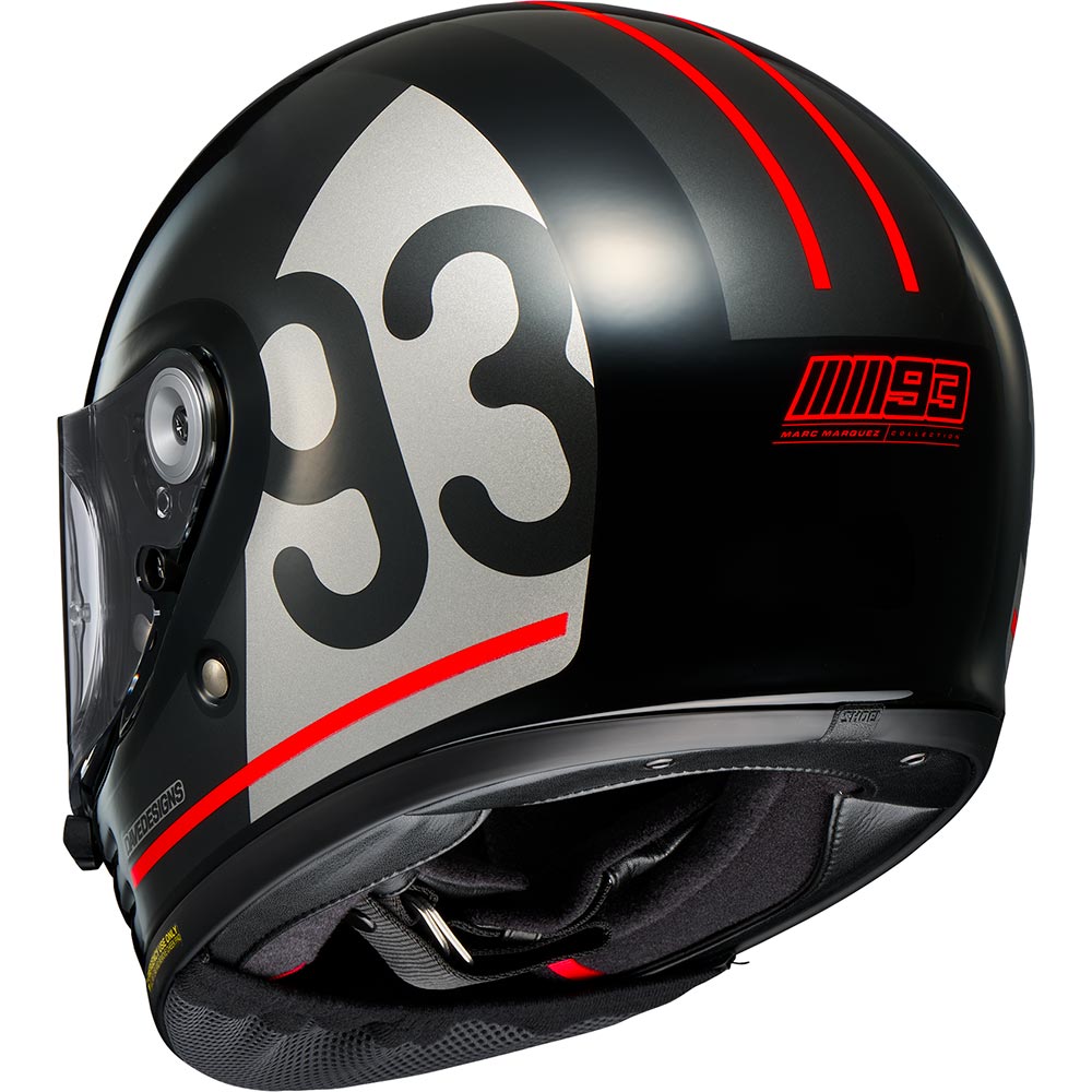 Shoei - Casque Glamster 06 MM93 Classic TC-5 / Noir / Gris / Rouge