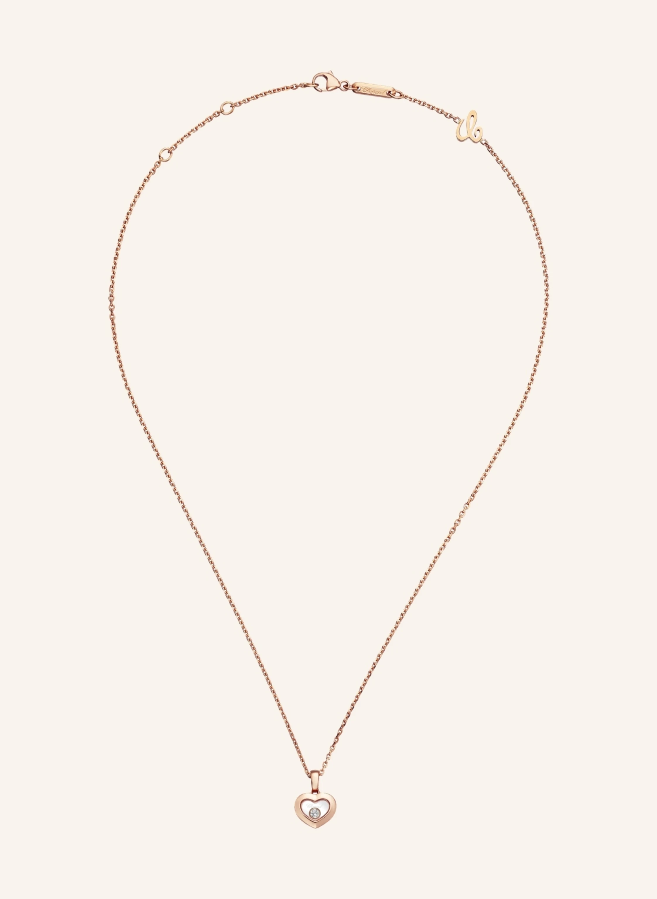 Chopard Anhänger HAPPY DIAMONDS ICONS Anhänger aus 18 Karat Roségold und Diamanten
